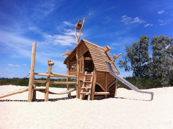 STRUCTURE DE JEUX VIEILLE FORGE - avec pont SPIELART