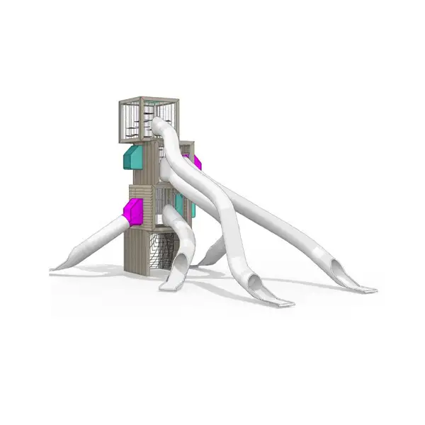 STRUCTURE KUBE - 4 modules et 5 glissières CARVE
