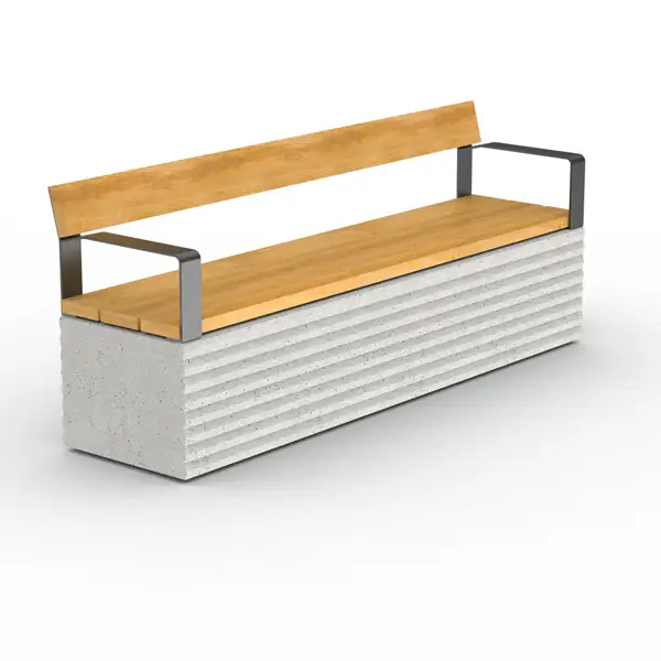 BANC STRAT - assise bois DURBANIS