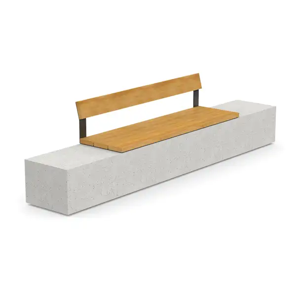 BANC IVY - fixation sur muret DURBANIS