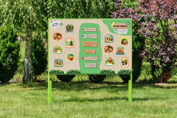 TABLEAU ÉDUCATIF SIMPLE - Choix écologiques EDU PLAYGROUNDS