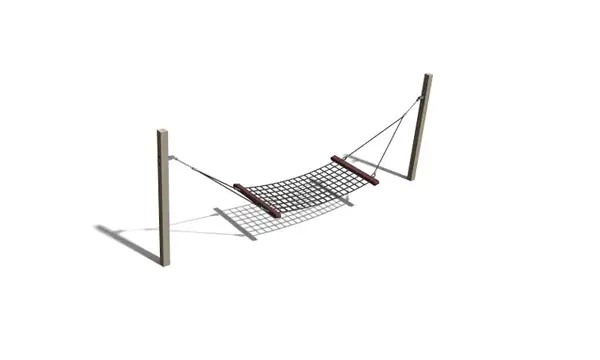 BALANÇOIRE HAMAC SIMPLE 1,60m - chêne ELVERDAL