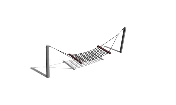 BALANÇOIRE HAMAC SIMPLE 1,60m - acier ELVERDAL