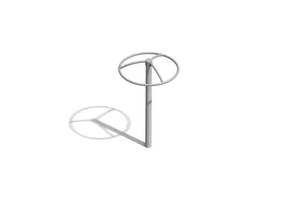 Carrousel position suspendue tout acier inoxydable. Hauteur 1,50m ELVERDAL