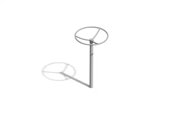 Carrousel position suspendue tout acier inoxydable. Hauteur 1,80m ELVERDAL