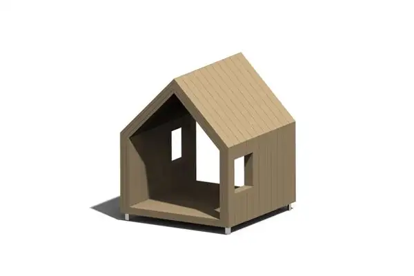 Petite cabane de jeu OLIVIA 2. Dimensions 1,23x1,26x1,47m ELVERDAL