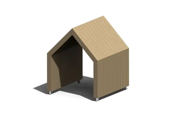 Petite cabane de jeu OLIVIA 3. Dimensions 1,23x1,26x1,47m ELVERDAL