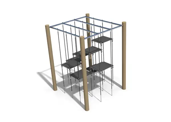 STRUCTURE TAPIS CAOUTCHOUC SUSPENDUS ELVERDAL