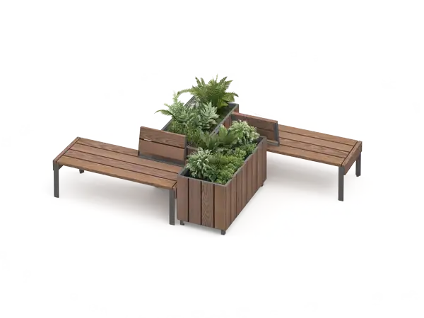COMPOSITION JADA 18 - bois tropical EXTERY