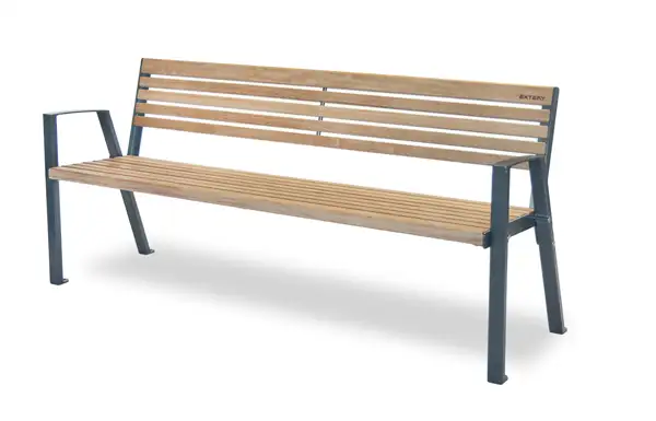 BANC KLAAR - avec accoudoirs - pin Linax EXTERY