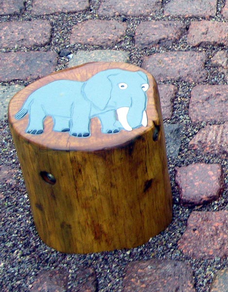 TABOURET ÉLÉPHANT SPIELART