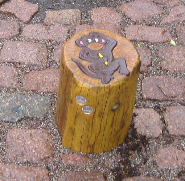 TABOURET SINGE SPIELART