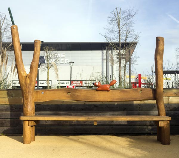 BANC DES ÉCUREUILS SPIELART