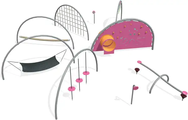 STRUCTURE DE JEU À GRIMPER PIEUVRE HOLZHOF