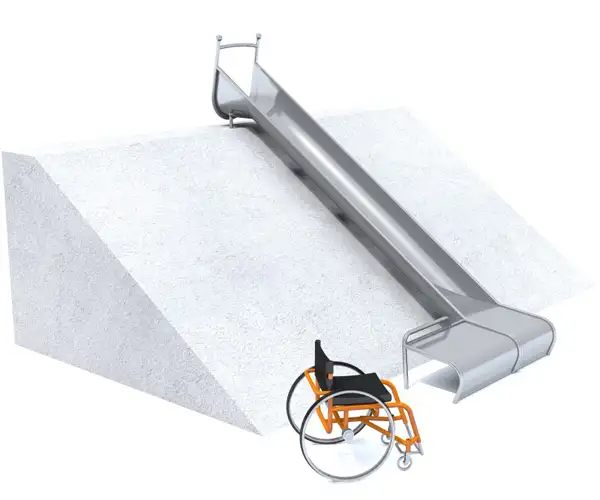 TOBOGGAN DE BUTTE INCLUSIF GLITI H1700 INTER-PLAY