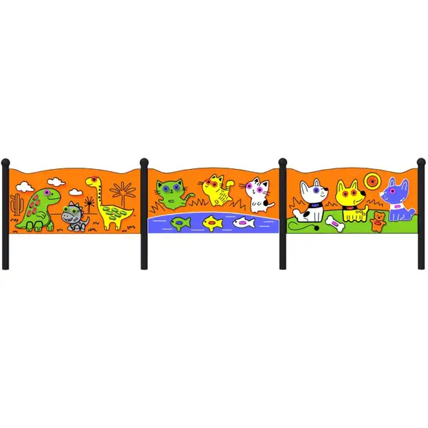 PANNEAU LUMINEUX INCLUSIF LUMO PLAY - le monde des animaux 1 INTER-PLAY