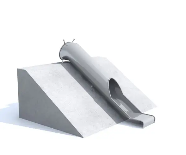 TOBOGGAN TUBO 446cm peint INTER-PLAY