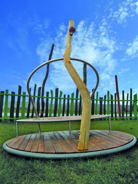 CARROUSEL COCCINELLE AVEC BANC SPIELART