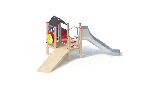 STRUCTURE DE JEUX - montants robinier lamellé-collé KAISER & KÜHNE