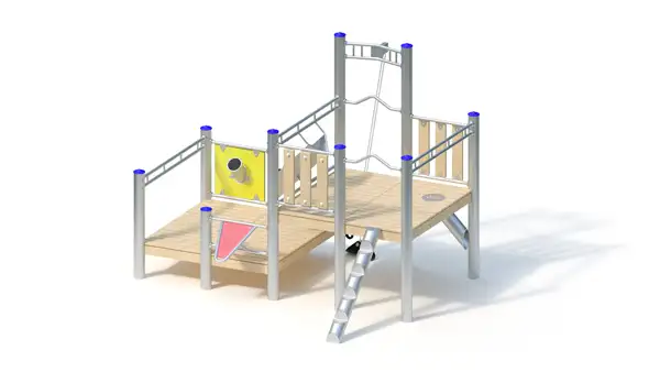 STRUCTURE DE JEU DE SABLE STATION DE CHARGEMENT – montants acier inoxydable KAISER & KÜHNE