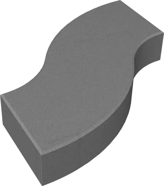 BLOC S - SBR gris KRAIBURG RELASTEC