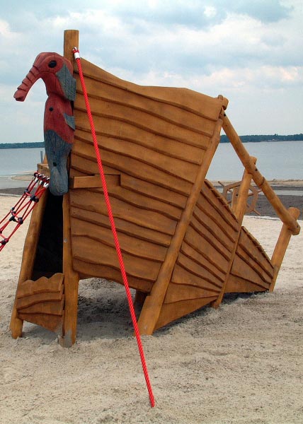 STRUCTURE DE JEUX BATEAU ÉCHOUÉ SPIELART