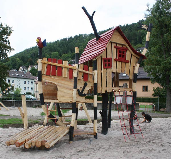 STRUCTURE DE JEUX ÎLE AU TRÉSOR SPIELART