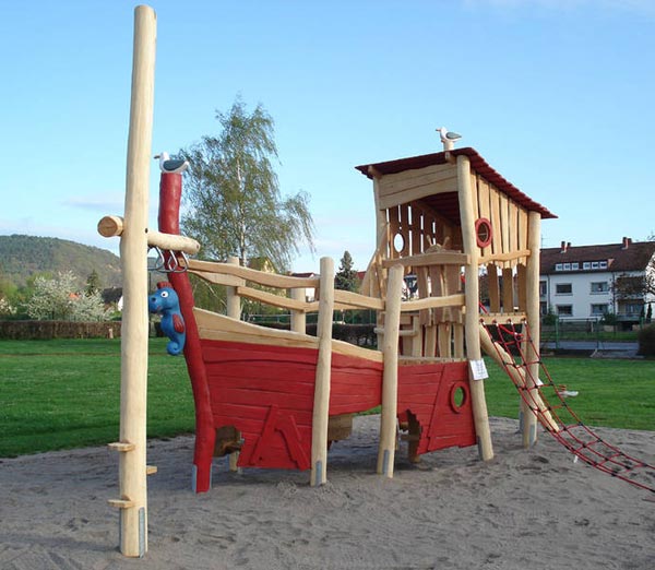 STRUCTURE DE JEUX BATEAU PIRATE SPIELART