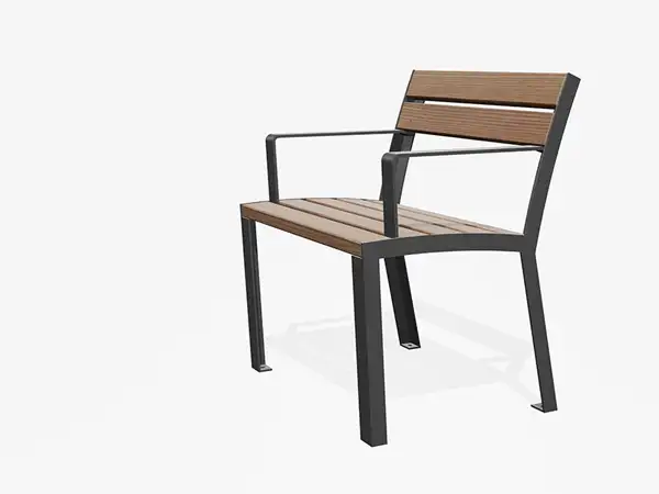 CHAISE LA STRADA 65cm - avec accoudoirs MIRAMONDO