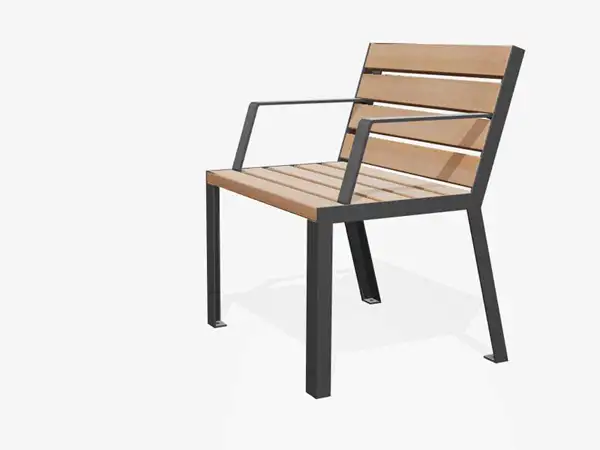 CHAISE HOP HOP 65cm - dossier fermé et accoudoirs MIRAMONDO