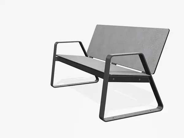 BANC LOUNGE BIBI 130cm - avec accoudoirs MIRAMONDO