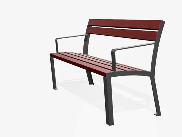 BANC LA STRADA 130cm - avec accoudoirs MIRAMONDO