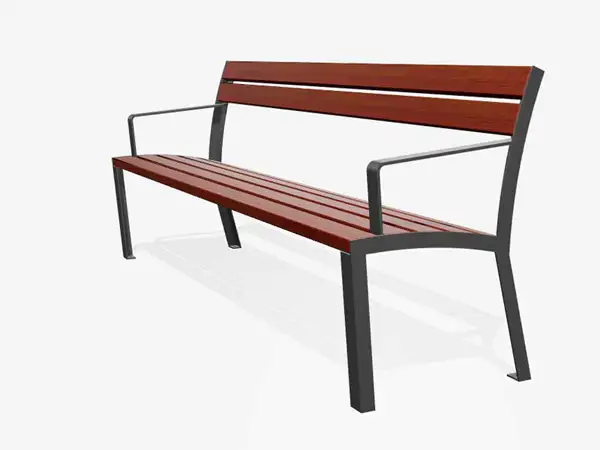 BANC LA STRADA 195cm - avec accoudoirs MIRAMONDO