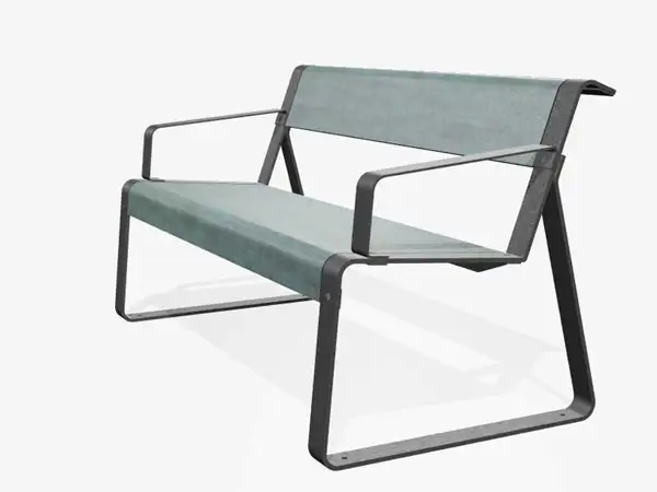 BANC LA SUPERFINE 133cm - avec accoudoirs MIRAMONDO