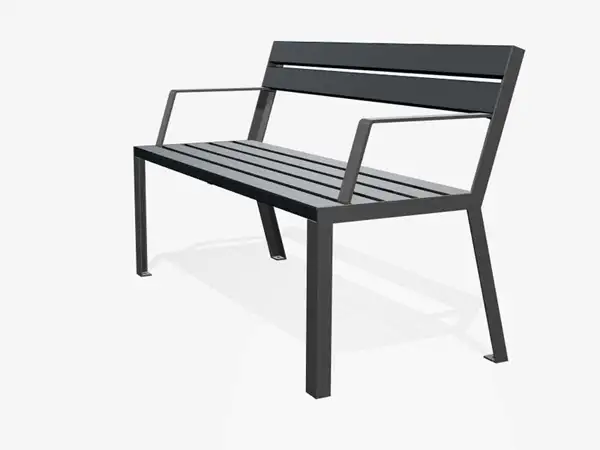 BANC HOP HOP 130cm - dossier ouvert et accoudoirs MIRAMONDO