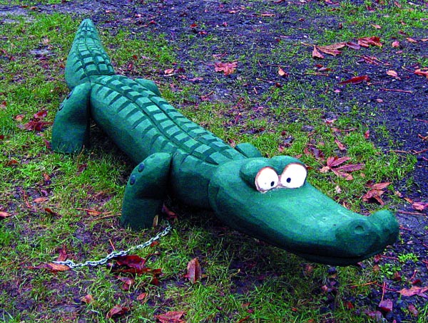 SCULPTURE CROCODILE GUSTAVE SPIELART