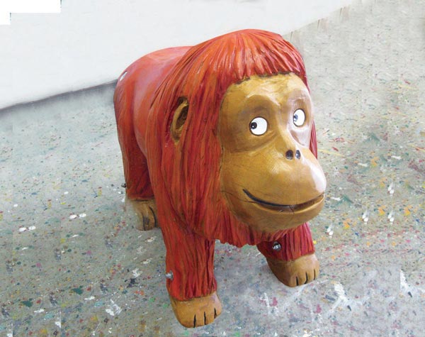 SCULPTURE ORANG-OUTAN SPIELART