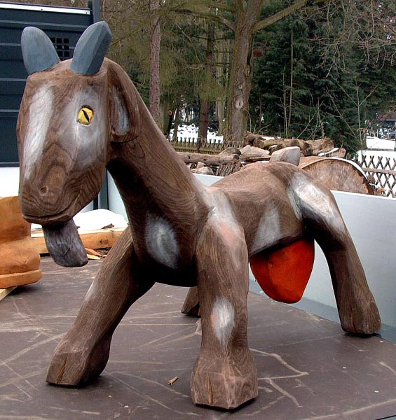 SCULPTURE BOUC SPIELART