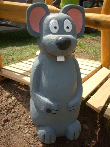 SCULPTURE SOURIS DEBOUT SPIELART