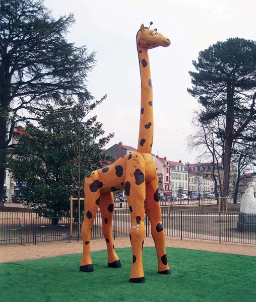 SCULPTURE GIRAFE EMILE SPIELART