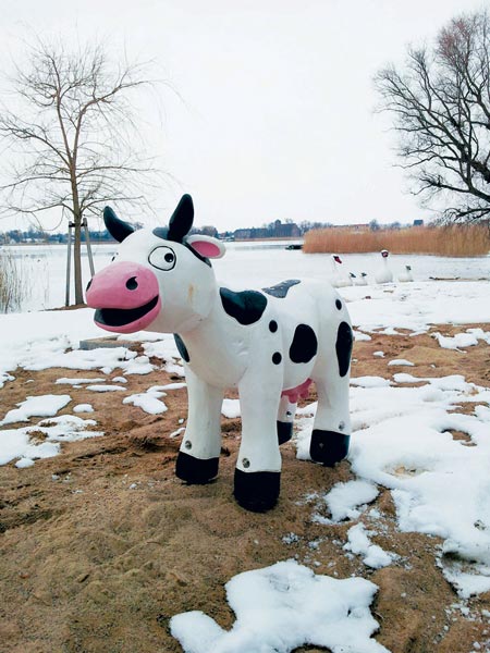 SCULPTURE VACHE MARTHA SPIELART