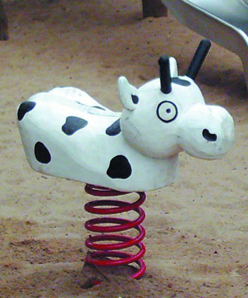 JEU SUR RESSORT VACHE SPIELART