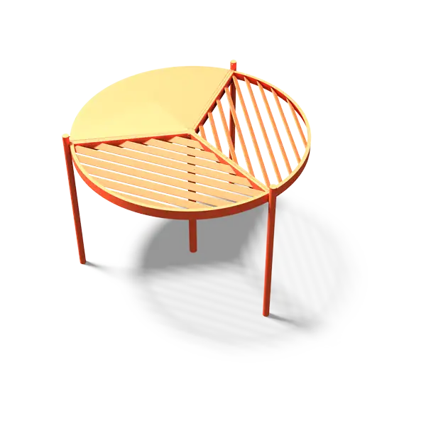 PERGOLA URBAINE TIERS - modèle 3/3 PRO URBA
