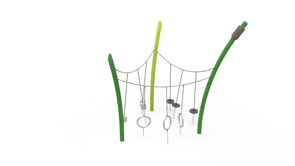 GRASART – Kleiner Kletterparcours mit Lianen SPIELBAU GmbH