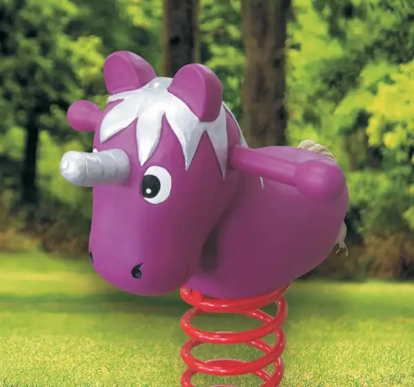 JEU SUR RESSORT LICORNE PINKI SPIELART