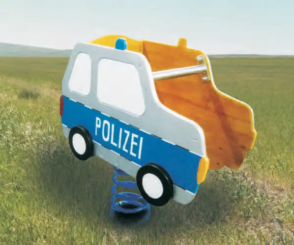 JEU SUR RESSORT VOITURE DE POLICE SPIELART