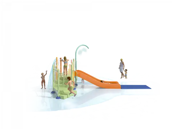 PLAYNUK - STRUCTURE n°1 - Splashpad VORTEX