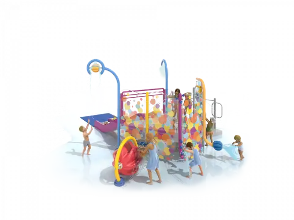 PLAYNUK - STRUCTURE n°3 - Splashpad VORTEX
