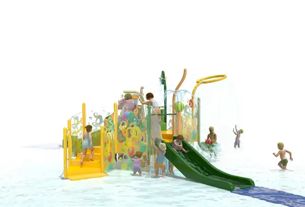 PLAYNUK - STRUCTURE n°4A - pataugeoire VORTEX