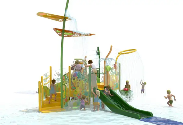 PLAYNUK - STRUCTURE n°4 - pataugeoire VORTEX